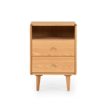 Nordic 2 Drawer Bedside