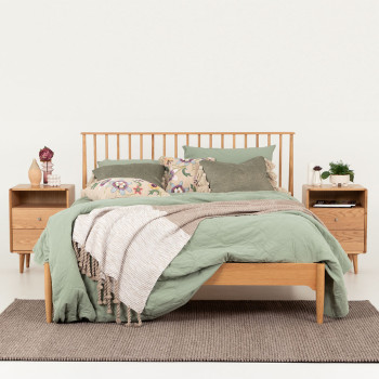 Nordic 2 Drawer Bedside