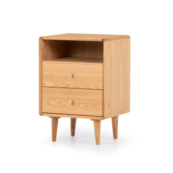 Nordic 2 Drawer Bedside