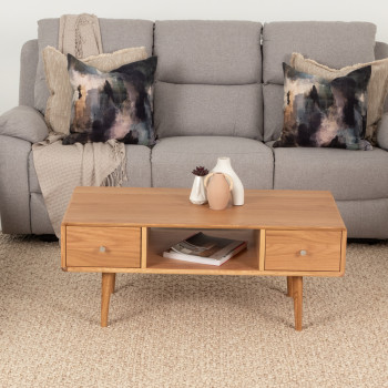 Nordic Coffee Table With Drawers