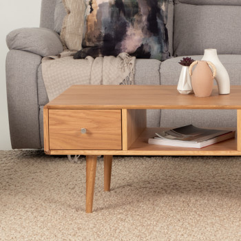 Nordic Coffee Table With Drawers