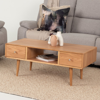 Nordic Coffee Table With Drawers