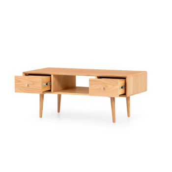 Nordic Coffee Table With Drawers