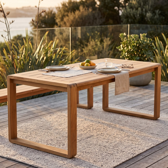 Catania Outdoor Dining Table - W230, Teak