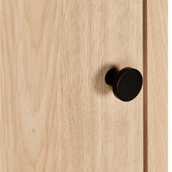 Cubx 1 Door Cupboard High, Oak