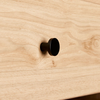 Cubx 4 Draw Cabinet Low, Oak