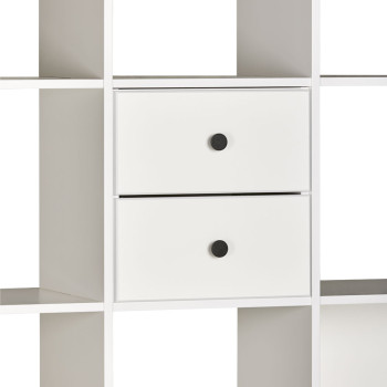 Cubx 2 Draw Box Insert, White