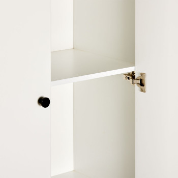 Cubx 2 Door Cupboard High, White