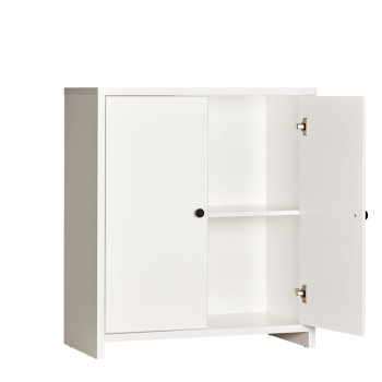 Cubx 2 Door Cupboard Low, White