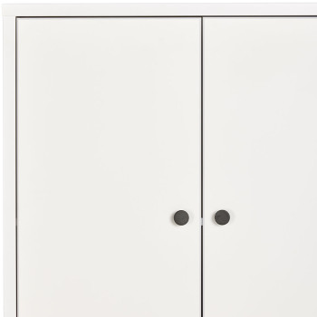 Cubx 2 Door Cupboard Low, White