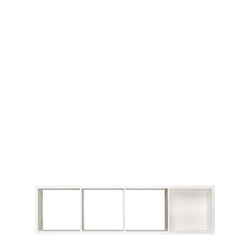 Cubx 4 x 1 Cube, White