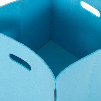 Cubx Felt Storage Box Insert, Blue