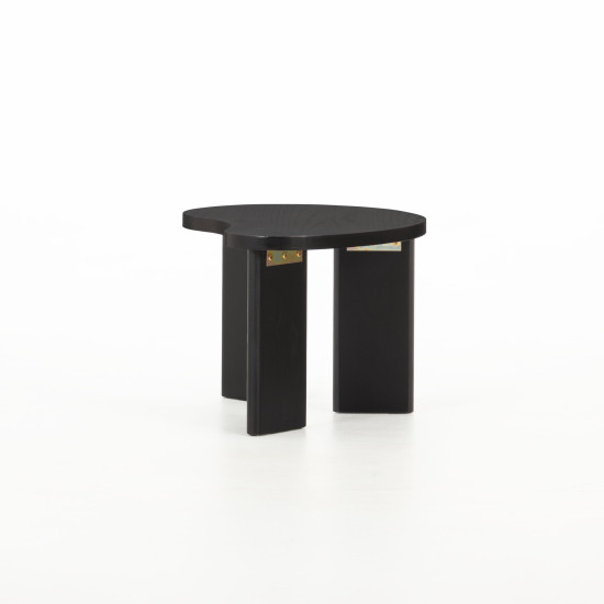 Renee Side Table KD - W60, Black
