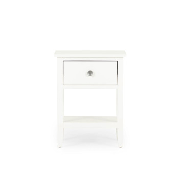 Chelsea 1 Drawer Bedside, White