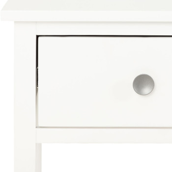 Chelsea 1 Drawer Bedside, White
