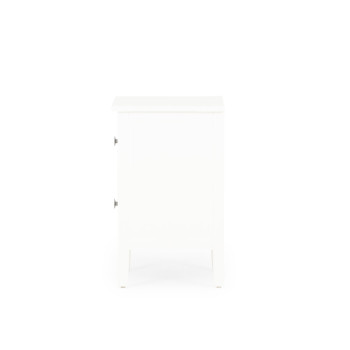Chelsea 2 Drawer Bedside, White