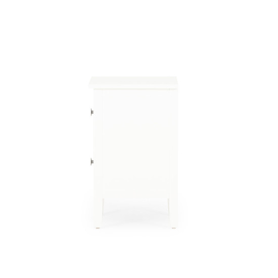 Chelsea 2 Drawer Bedside, White