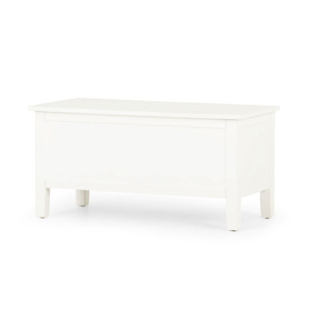 Chelsea Blanket Box, White