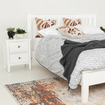 Chelsea Queen Bed Frame, White