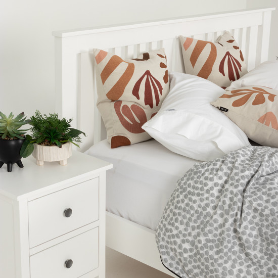 Chelsea Queen Bed Frame, White