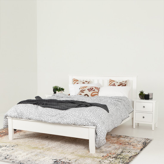 Chelsea Queen Bed Frame, White