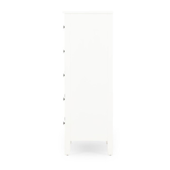 Chelsea 6 Drawer Tallboy, White