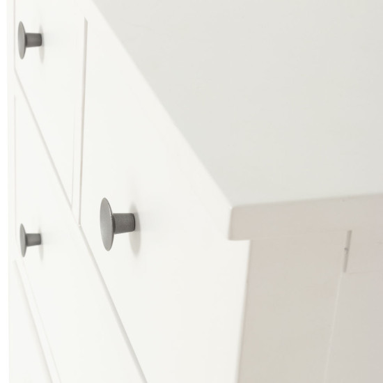 Chelsea 6 Drawer Tallboy, White