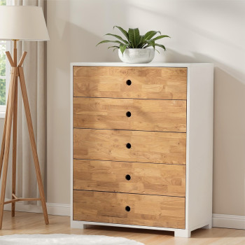 Chia 5 Drawer Chest - W80