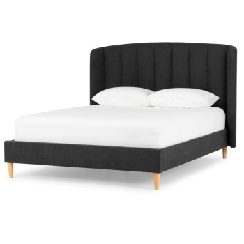 Chloe Queen Bed Frame, Charcoal