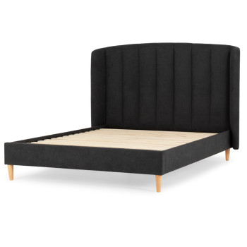 Chloe Queen Bed Frame, Charcoal