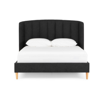Chloe Queen Bed Frame, Charcoal