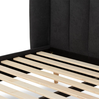 Chloe Queen Bed Frame, Charcoal