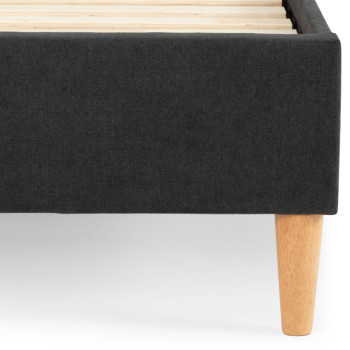 Chloe Queen Bed Frame, Charcoal