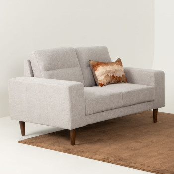 Logan 2 Seater Sofa, Light Grey