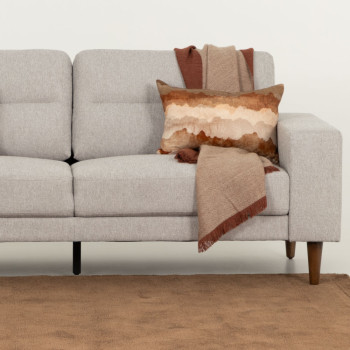Logan 3 Seater Sofa, Light Grey