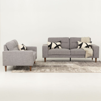 Logan 3 Seater Sofa, Dark Grey