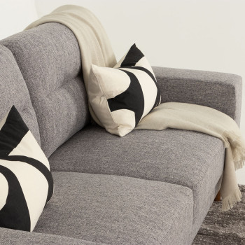 Logan 3 Seater Sofa, Dark Grey