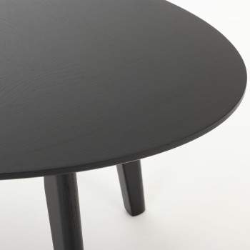 Norsk Oval Coffee Table - W120, Black