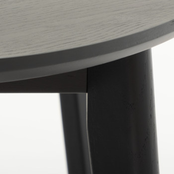 Norsk Oval Coffee Table - W120, Black