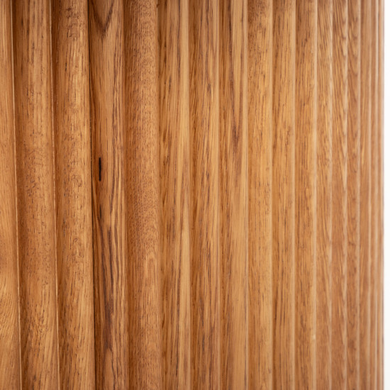 Malmo Round Dining Table - W120, Caramel