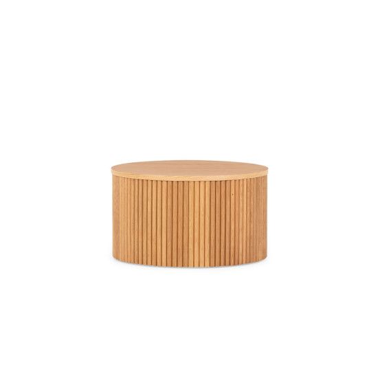 Malmo Round Coffee Table - W60, Natural