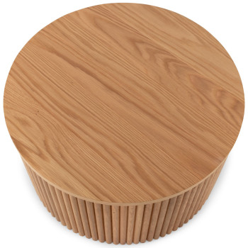 Malmo Round Coffee Table - W60, Natural
