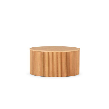 Malmo Round Coffee Table - W80, Natural