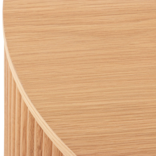 Malmo Round Coffee Table - W80, Natural