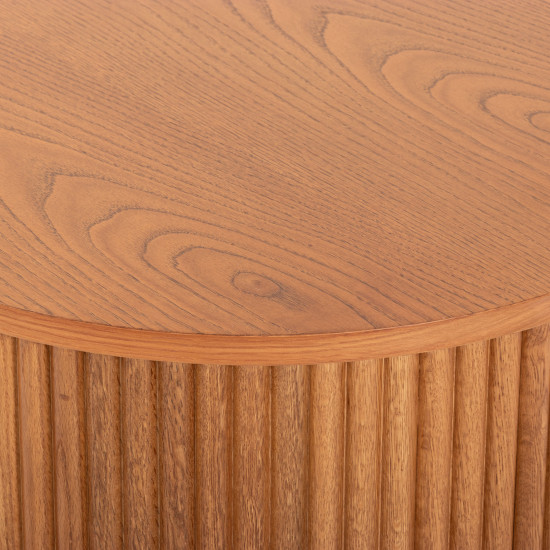 Malmo Round Coffee Table - W60, Caramel