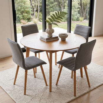 Norsk Round Dining Table - W120, Natural