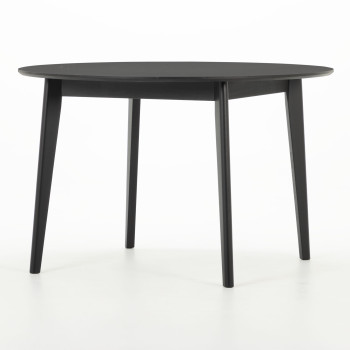 Norsk Round Dining Table - W120, Black