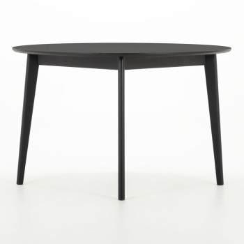Norsk Round Dining Table - W120, Black