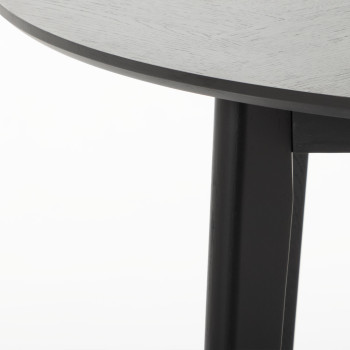 Norsk Round Dining Table - W120, Black