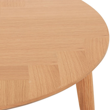 Norsk Round Coffee Table - W90, Natural